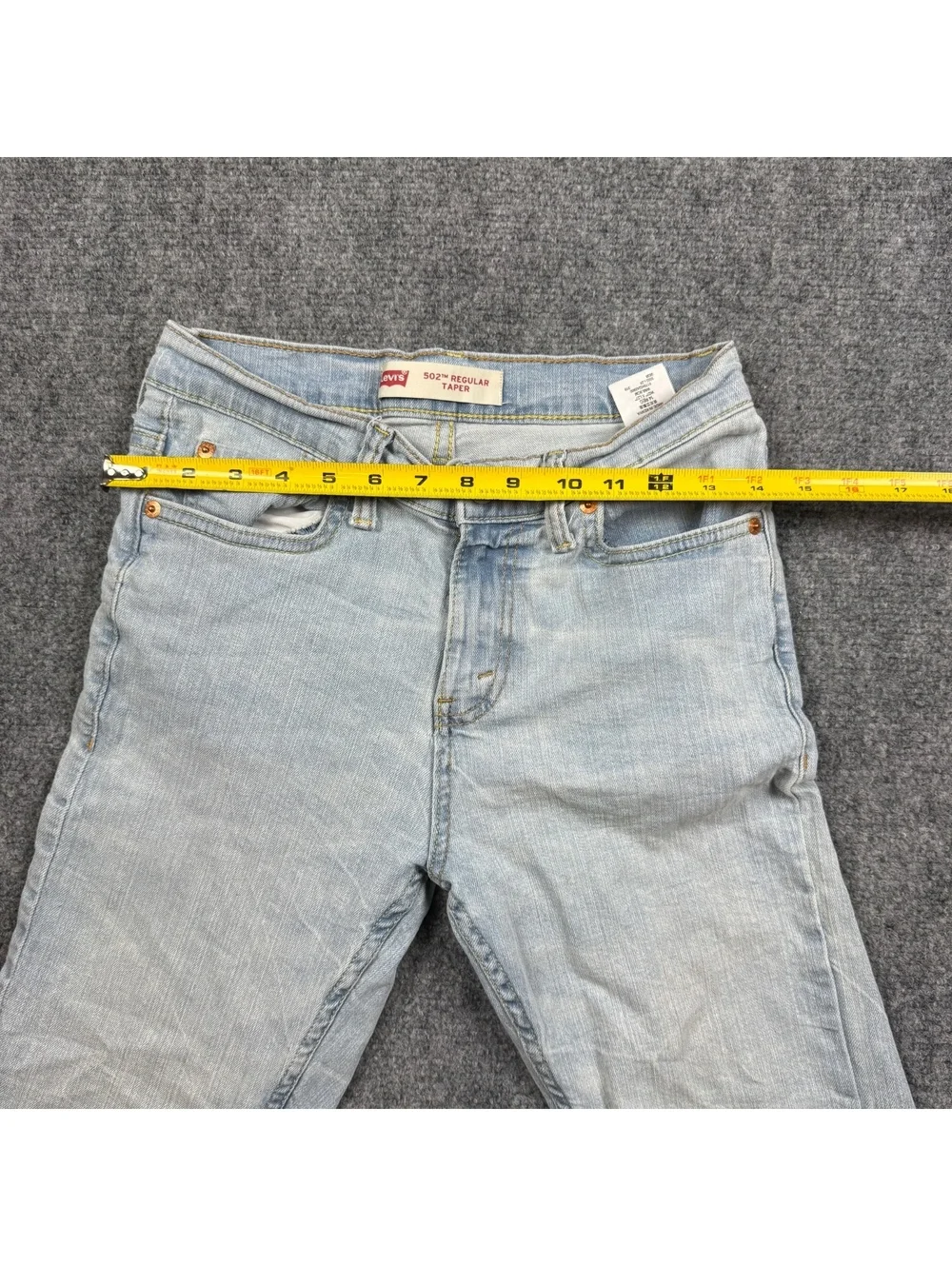 Levi's 502 Regular Taper Light Wash Jeans W27 L27